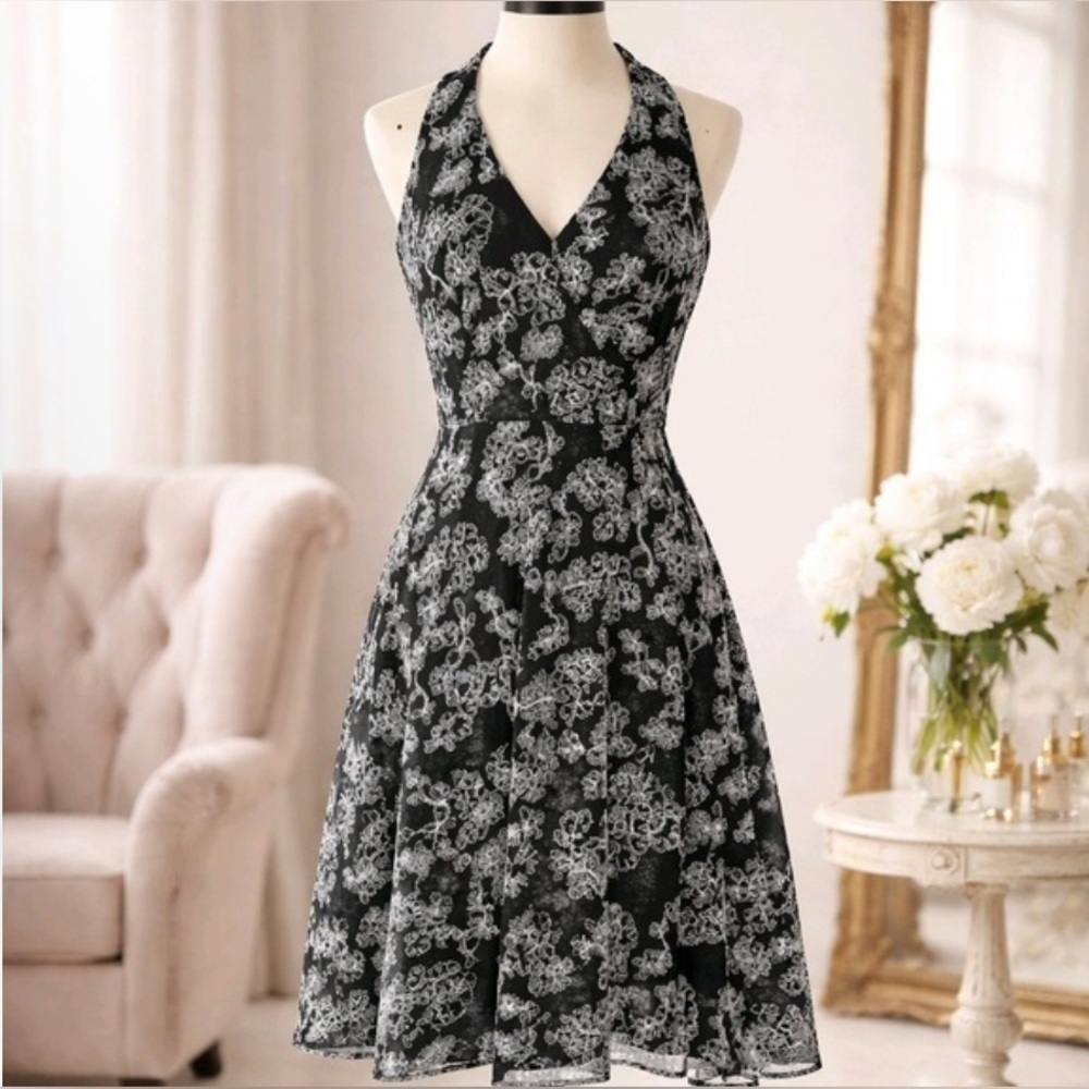 Chetta B Floral Dress